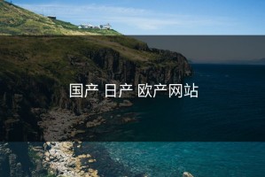 国产 日产 欧产网站