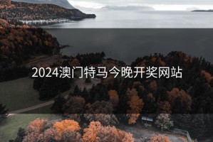2024澳门特马今晚开奖网站