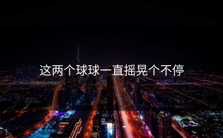 这两个球球一直摇晃个不停