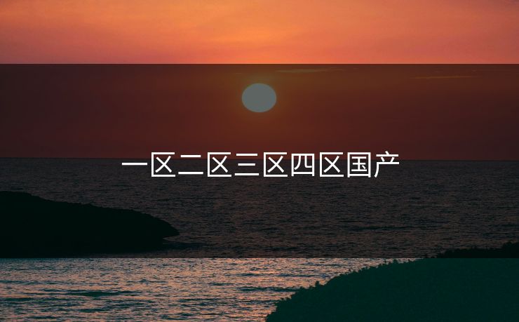 一区二区三区四区国产
