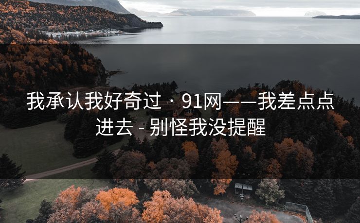 我承认我好奇过 · 91网——我差点点进去 - 别怪我没提醒